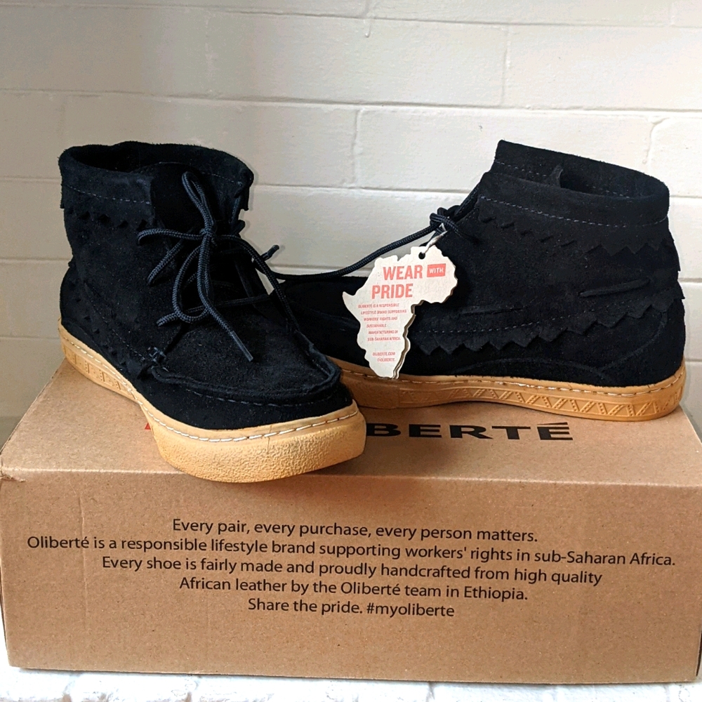 Oliberté black suede Hirari boots